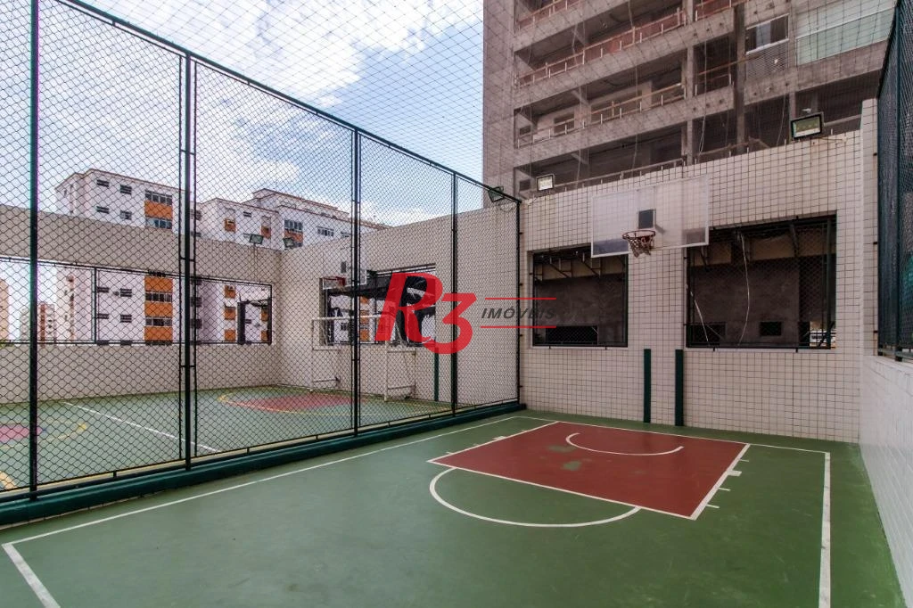 Apartamento com 2 dormitórios para alugar, 109 m² por R$ 7.500,00/mês - Gonzaga - Santos/SP