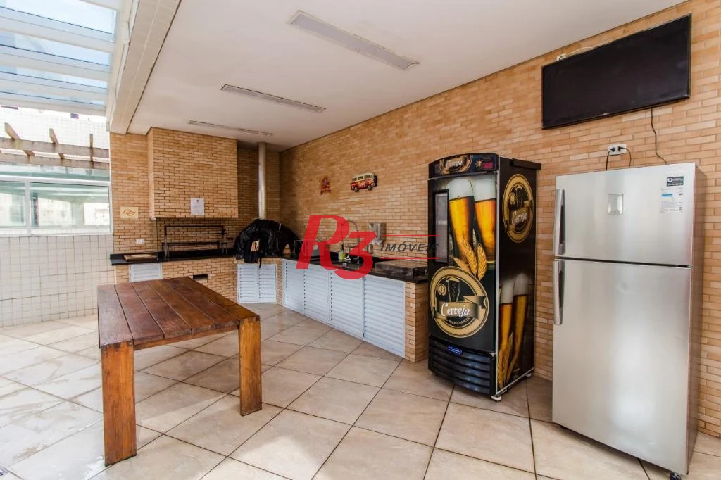 Apartamento com 2 dormitórios para alugar, 109 m² por R$ 7.500,00/mês - Gonzaga - Santos/SP