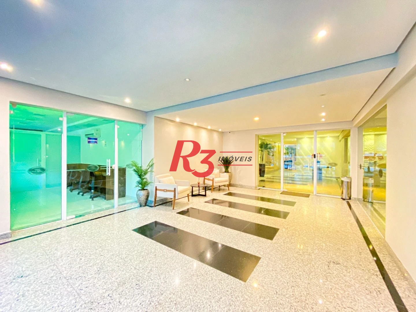 Apartamento com 2 dormitórios para alugar, 109 m² por R$ 7.500,00/mês - Gonzaga - Santos/SP