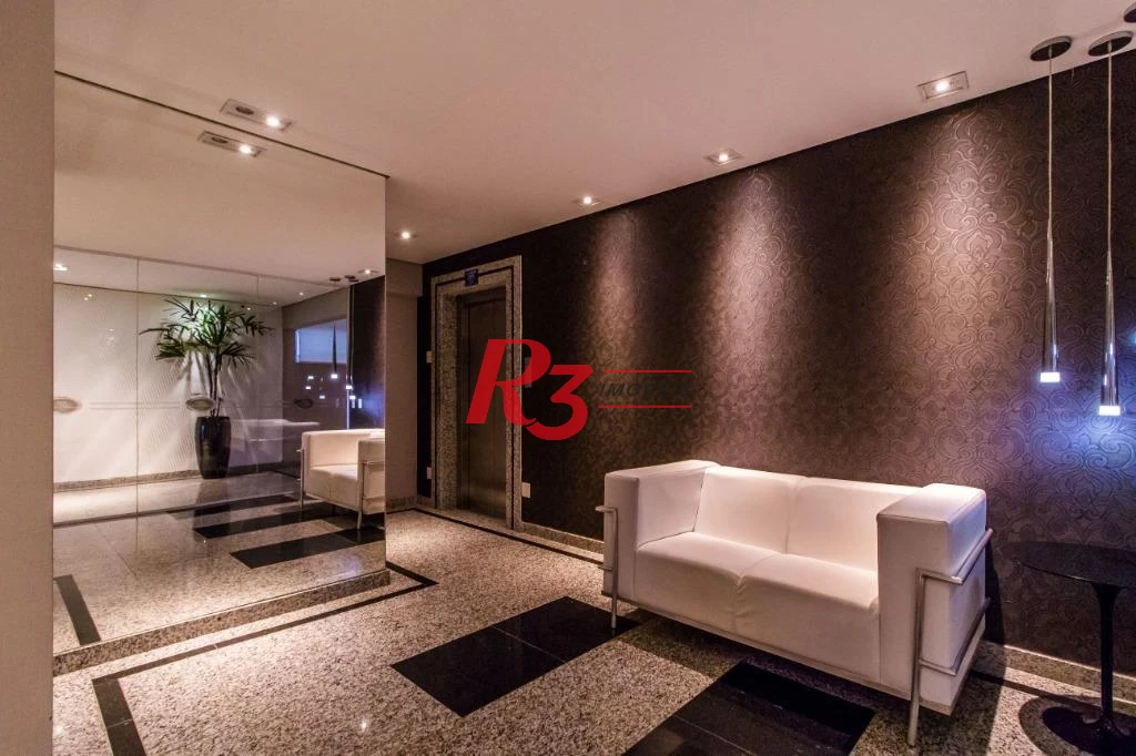 Apartamento com 2 dormitórios para alugar, 109 m² por R$ 7.500,00/mês - Gonzaga - Santos/SP