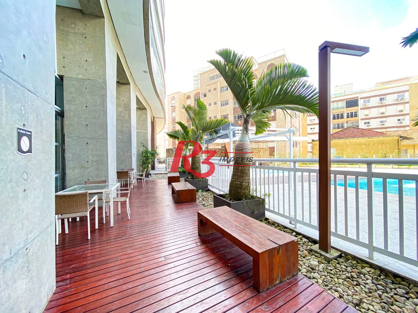 Apartamento com 1 dormitório para alugar, 54 m² por R$ 5.500,02/mês - Pompéia - Santos/SP