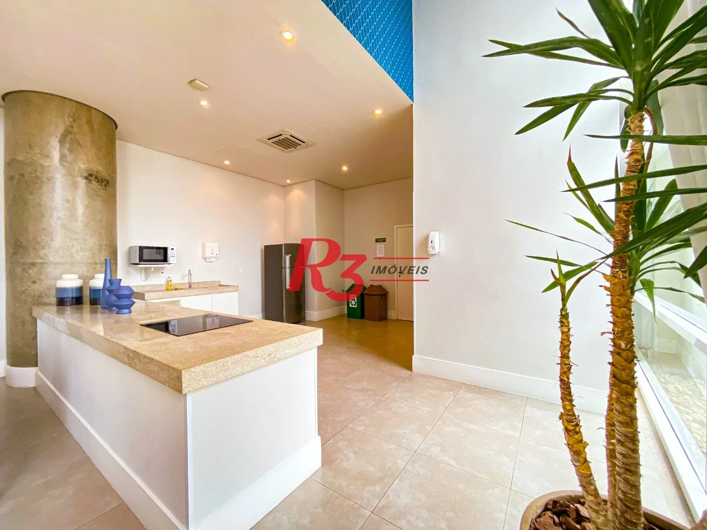 Apartamento com 1 dormitório para alugar, 54 m² por R$ 5.500,02/mês - Pompéia - Santos/SP