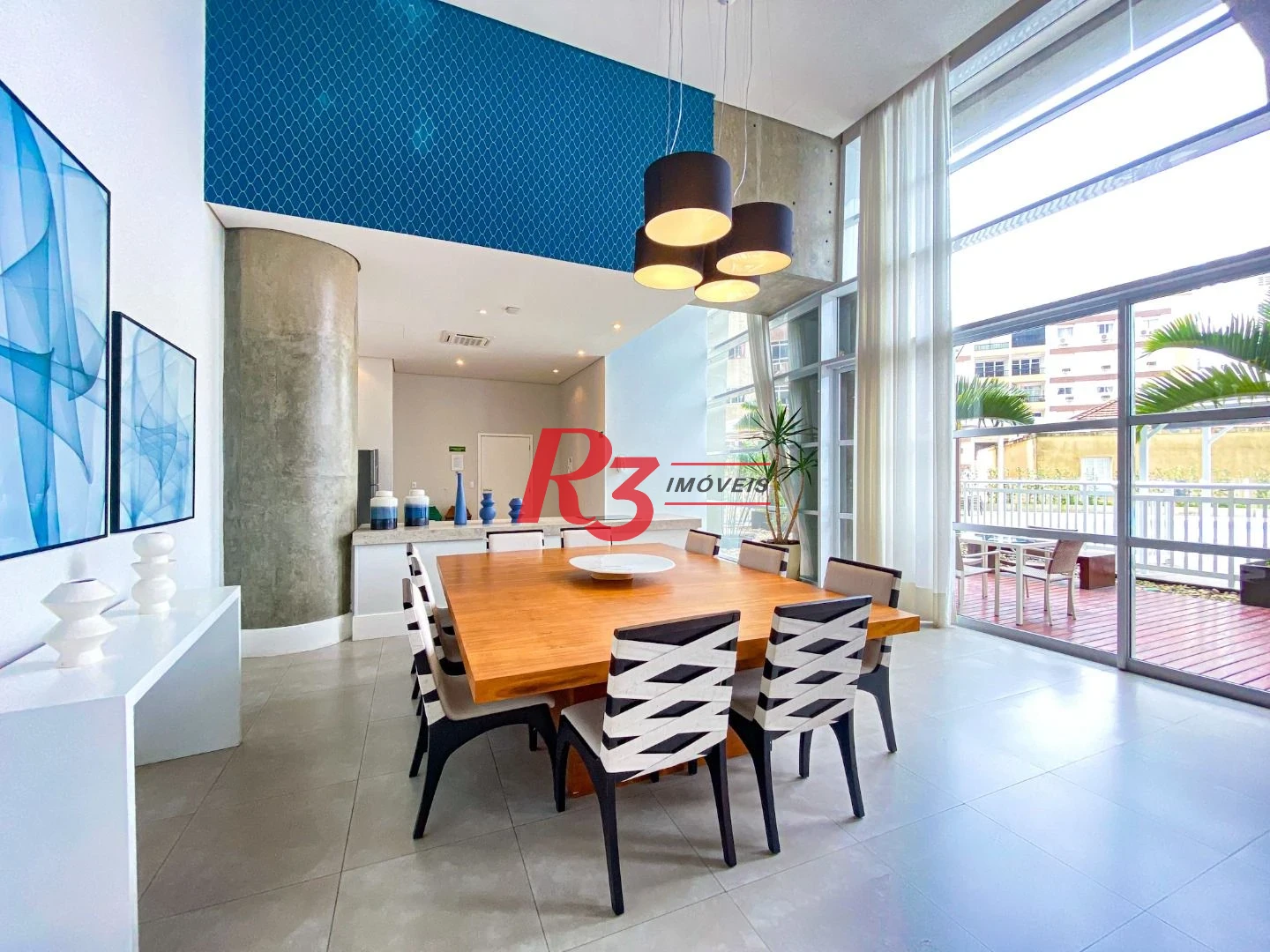 Apartamento com 1 dormitório para alugar, 54 m² por R$ 5.500,02/mês - Pompéia - Santos/SP