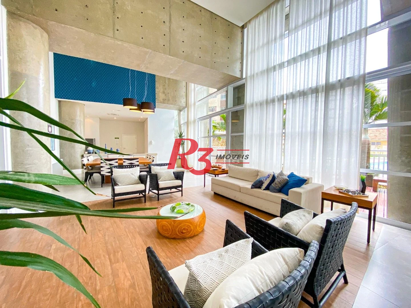 Apartamento com 1 dormitório para alugar, 54 m² por R$ 5.500,02/mês - Pompéia - Santos/SP