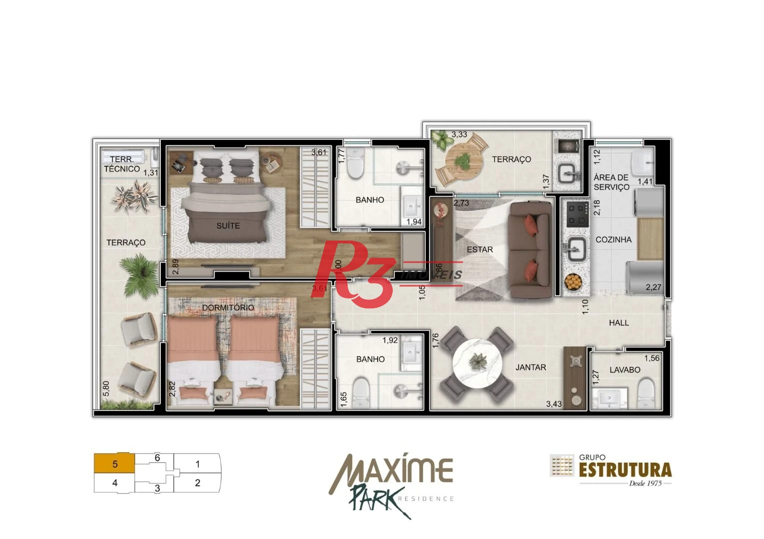 Apartamento à venda, 44 m² por R$ 678.800,00 - Ponta da Praia - Santos/SP