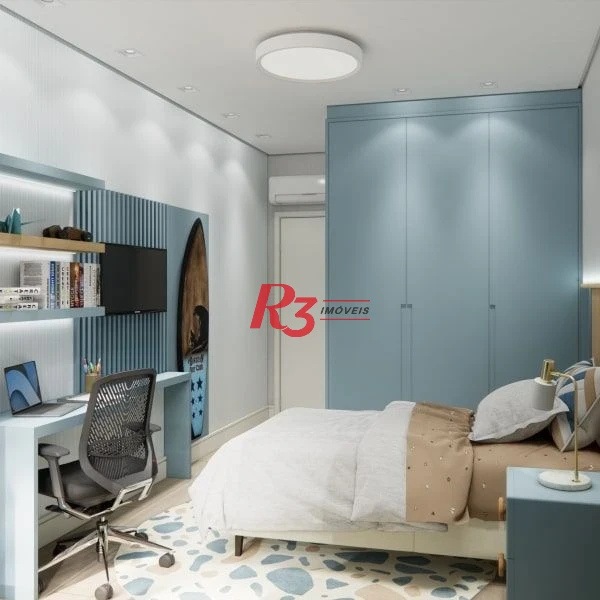 Apartamento à venda, 44 m² por R$ 678.800,00 - Ponta da Praia - Santos/SP