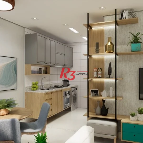 Apartamento à venda, 44 m² por R$ 678.800,00 - Ponta da Praia - Santos/SP