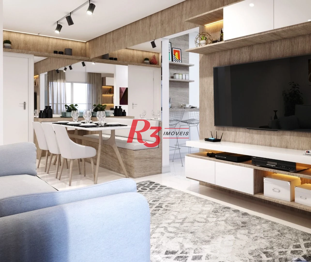 Apartamento à venda, 55 m² por R$ 680.000,00 - Vila Matias - Santos/SP