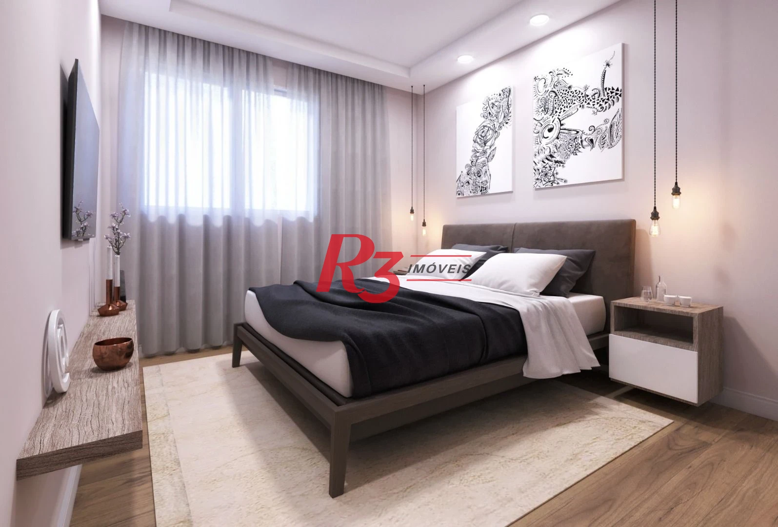 Apartamento à venda, 55 m² por R$ 680.000,00 - Vila Matias - Santos/SP