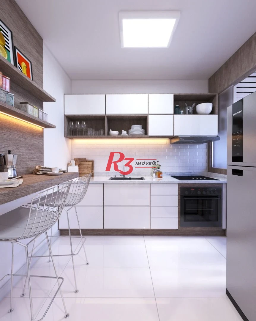 Apartamento à venda, 55 m² por R$ 680.000,00 - Vila Matias - Santos/SP