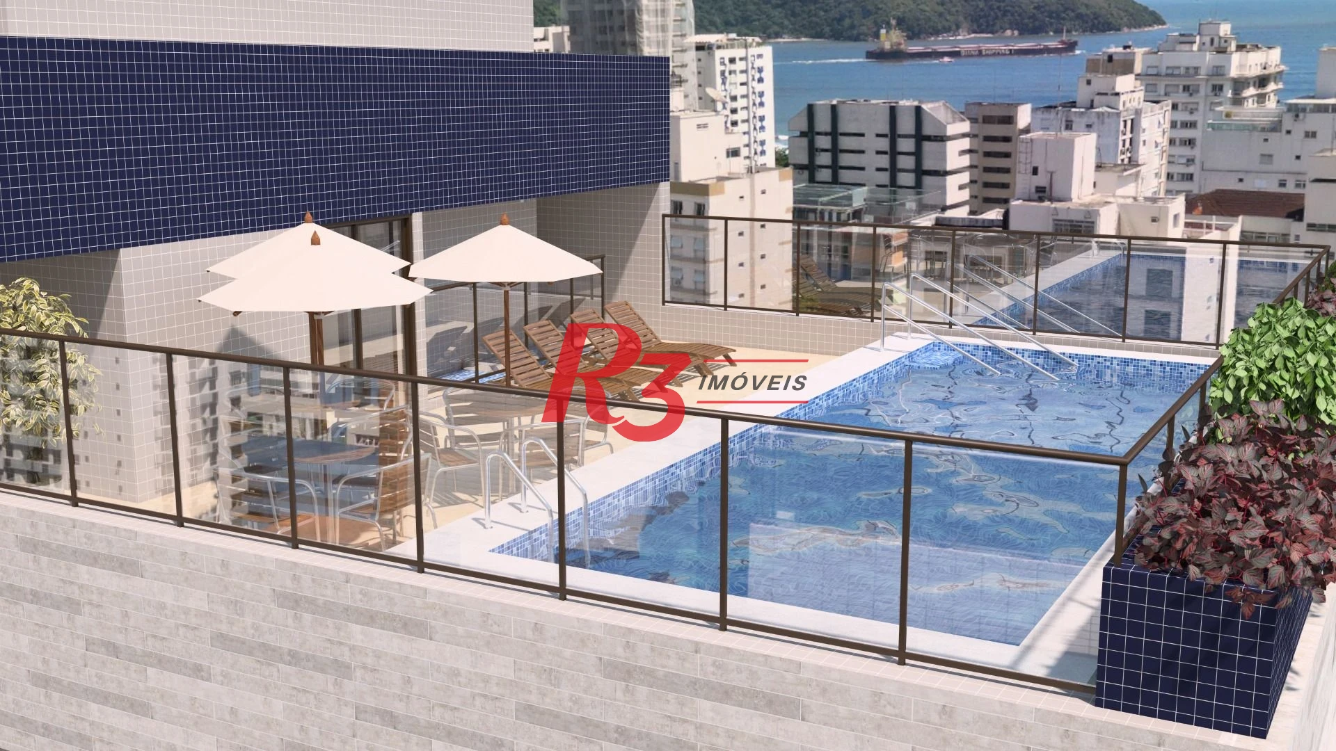 Apartamento à venda, 52 m² por R$ 764.500,00 - Aparecida - Santos/SP