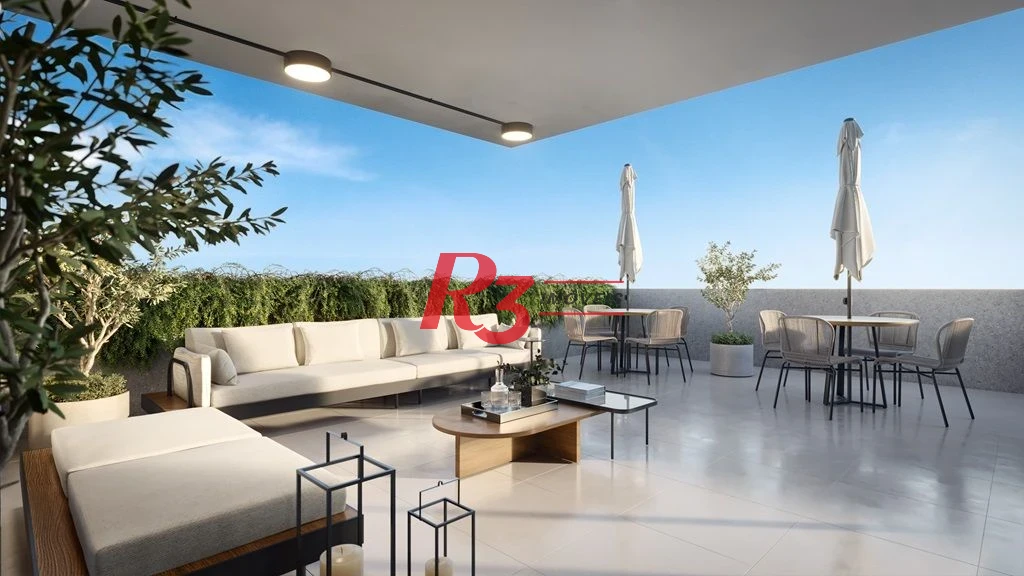 Apartamento Garden com 1 dormitório à venda, 73 m² por R$ 820.000,00 - Ponta da Praia - Santos/SP
