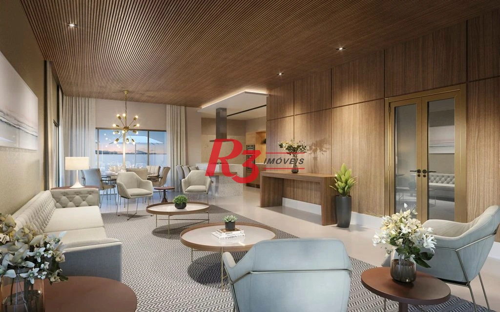 Apartamento Garden com 1 dormitório à venda, 73 m² por R$ 820.000,00 - Ponta da Praia - Santos/SP