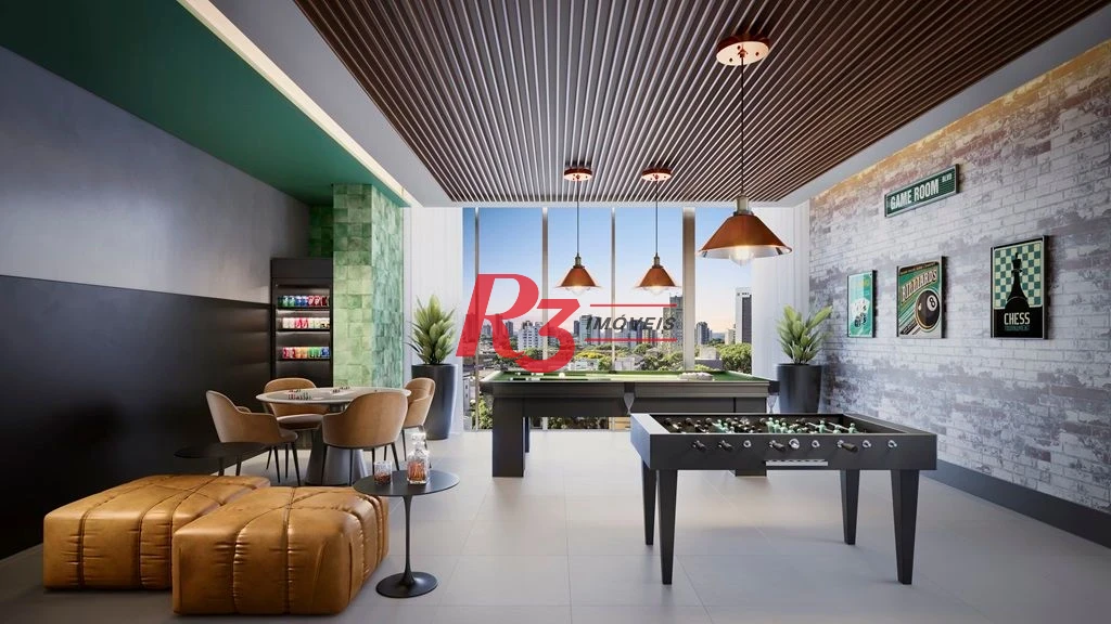 Apartamento Garden com 1 dormitório à venda, 73 m² por R$ 820.000,00 - Ponta da Praia - Santos/SP