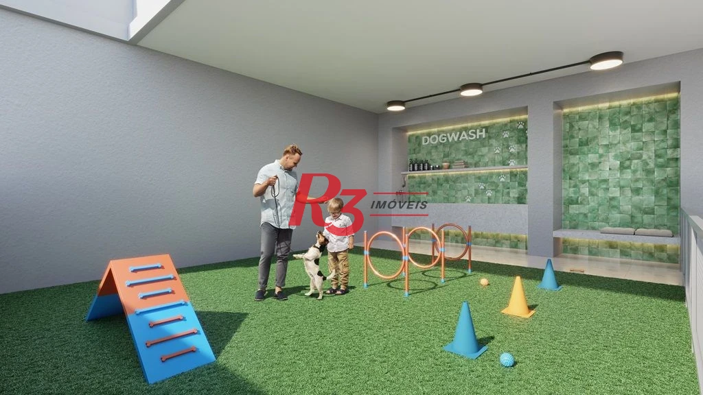 Apartamento Garden com 1 dormitório à venda, 73 m² por R$ 820.000,00 - Ponta da Praia - Santos/SP