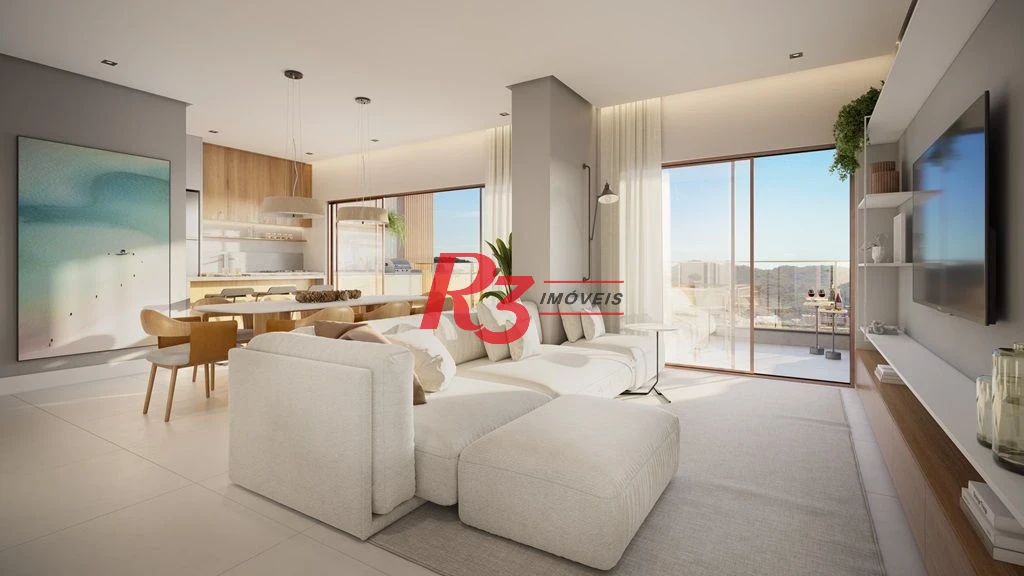 Apartamento Garden com 1 dormitório à venda, 73 m² por R$ 820.000,00 - Ponta da Praia - Santos/SP