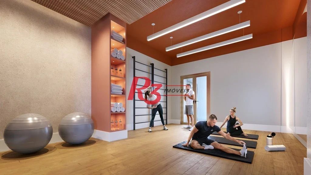 Apartamento Garden com 1 dormitório à venda, 73 m² por R$ 820.000,00 - Ponta da Praia - Santos/SP