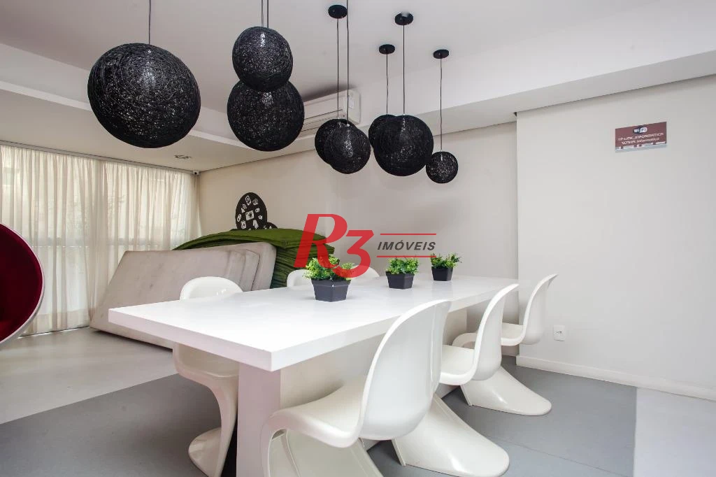 Apartamento Duplex com 1 dormitório à venda, 60 m² por R$ 882.000,00 - Gonzaga - Santos/SP