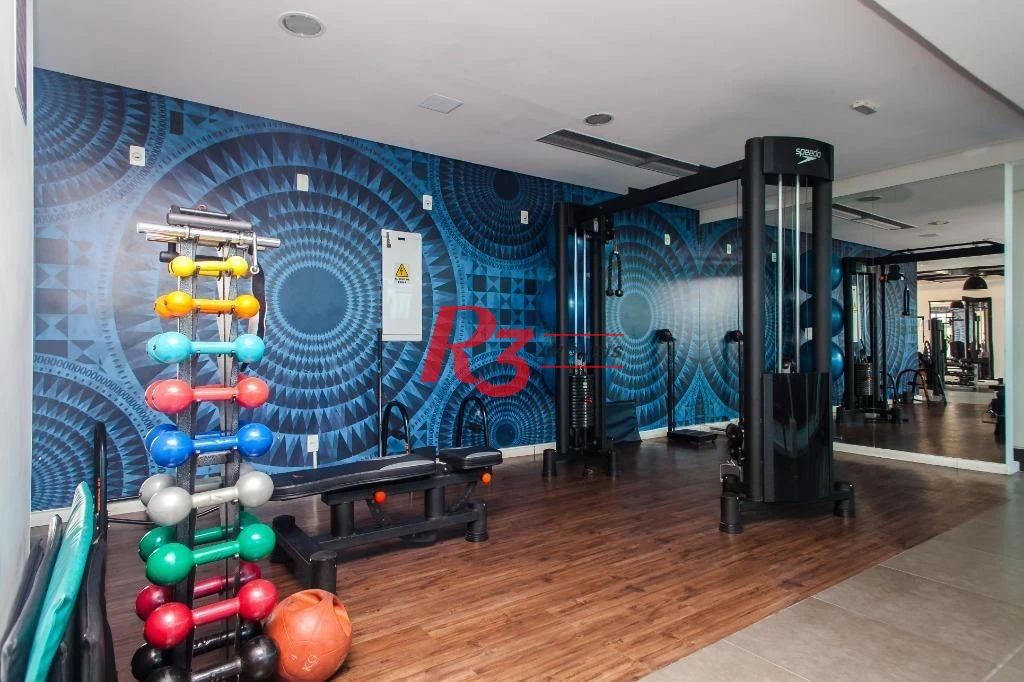 Apartamento Duplex com 1 dormitório à venda, 60 m² por R$ 882.000,00 - Gonzaga - Santos/SP