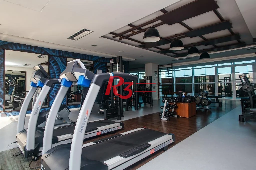 Apartamento Duplex com 1 dormitório à venda, 60 m² por R$ 882.000,00 - Gonzaga - Santos/SP