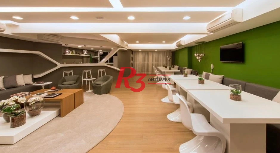 Apartamento Duplex com 1 dormitório à venda, 60 m² por R$ 882.000,00 - Gonzaga - Santos/SP