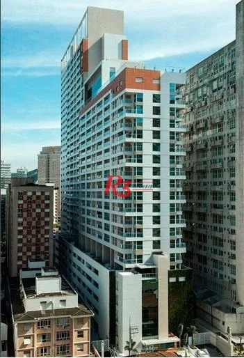 Apartamento Duplex com 1 dormitório à venda, 60 m² por R$ 882.000,00 - Gonzaga - Santos/SP