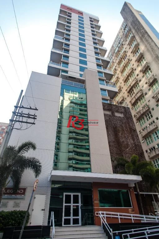 Apartamento Duplex com 1 dormitório à venda, 60 m² por R$ 882.000,00 - Gonzaga - Santos/SP