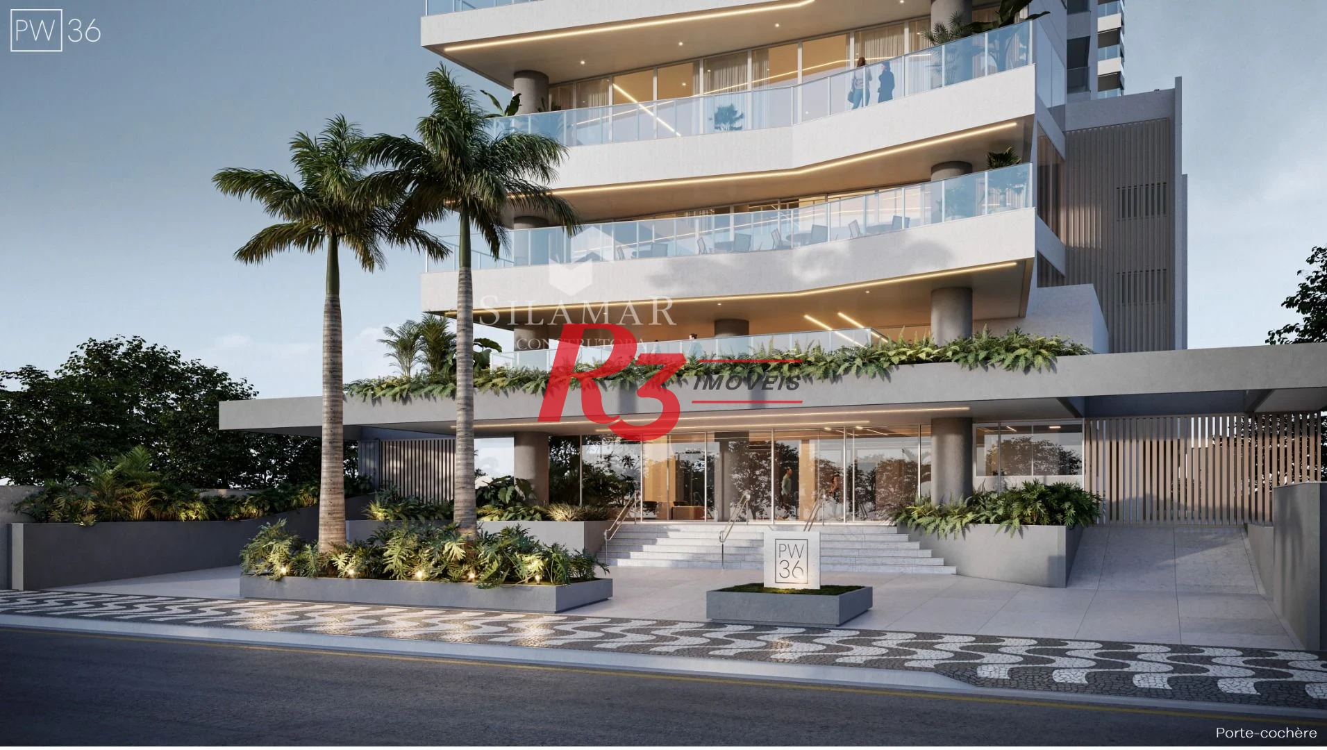 Apartamento à venda, 224 m² por R$ 3.810.000,00 - Gonzaga - Santos/SP