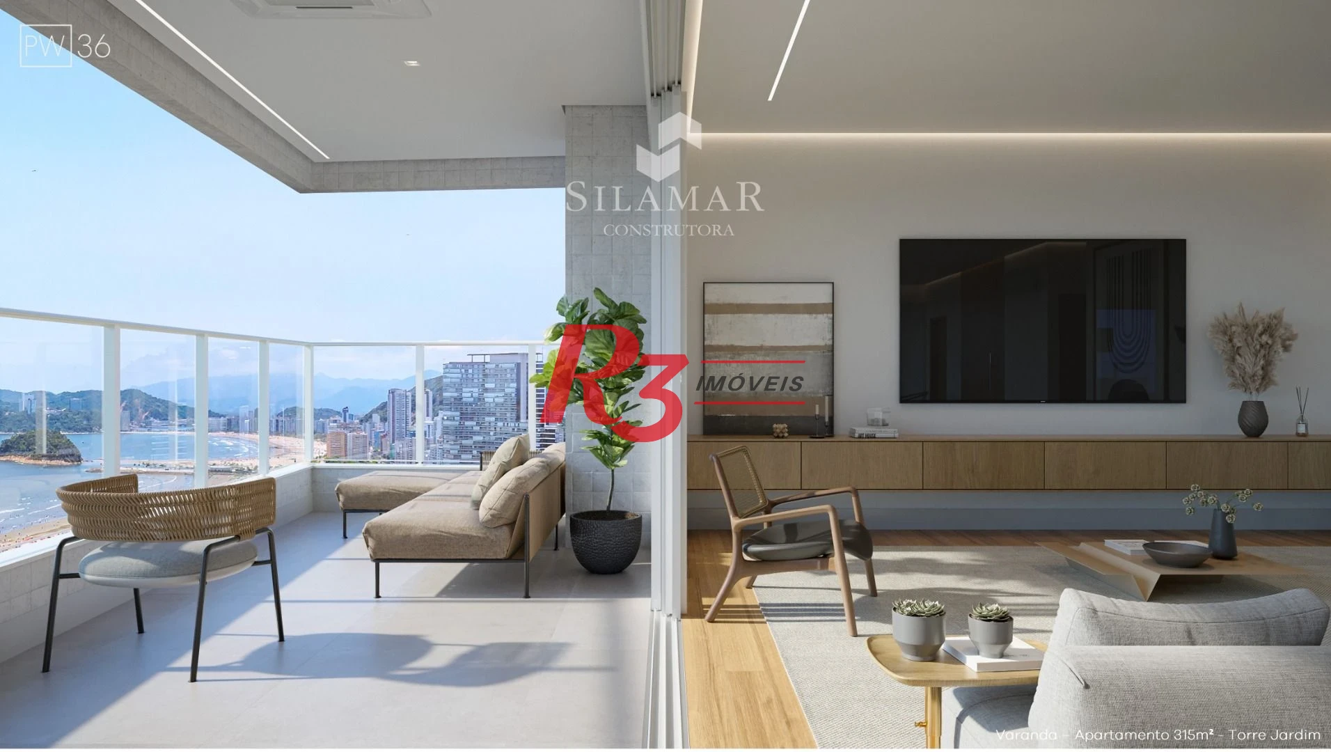 Apartamento à venda, 224 m² por R$ 3.810.000,00 - Gonzaga - Santos/SP