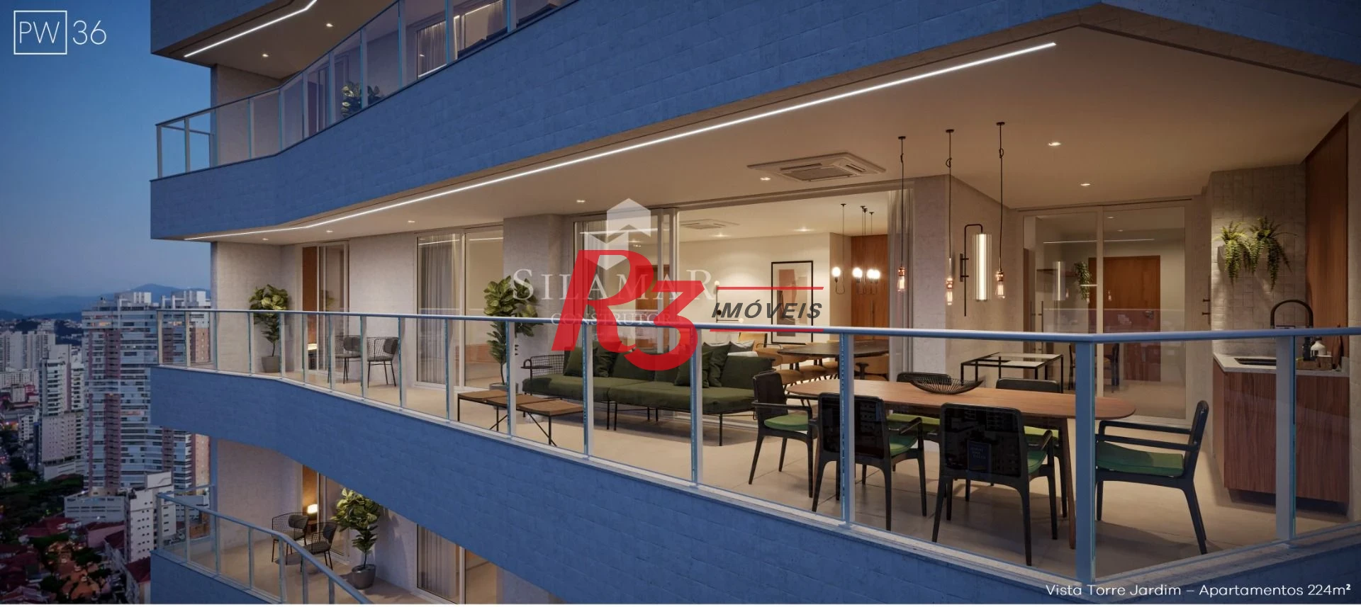 Apartamento à venda, 224 m² por R$ 3.810.000,00 - Gonzaga - Santos/SP