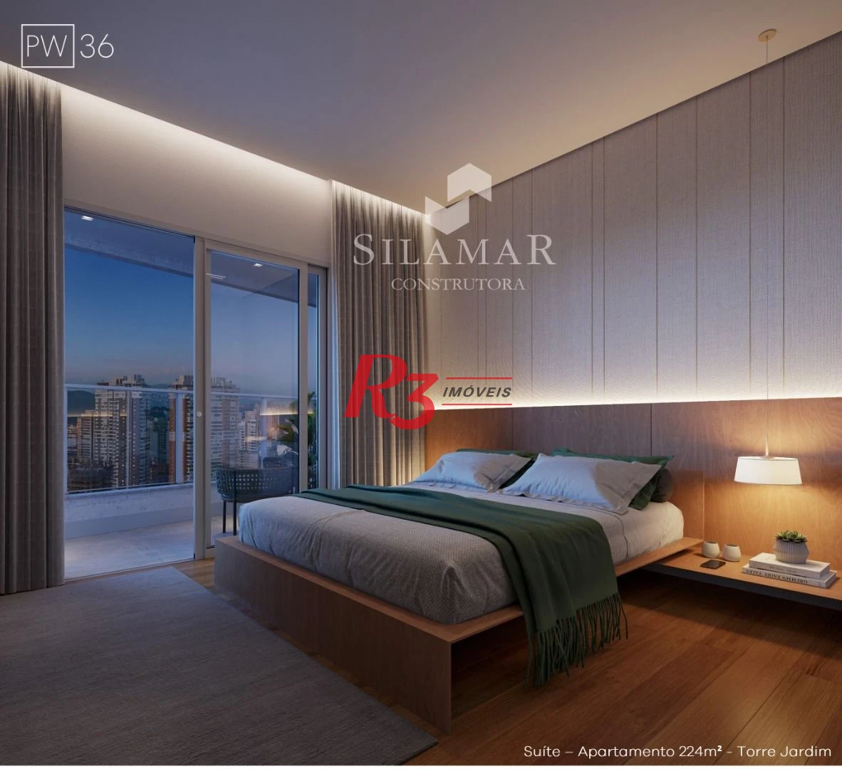 Apartamento à venda, 224 m² por R$ 3.810.000,00 - Gonzaga - Santos/SP