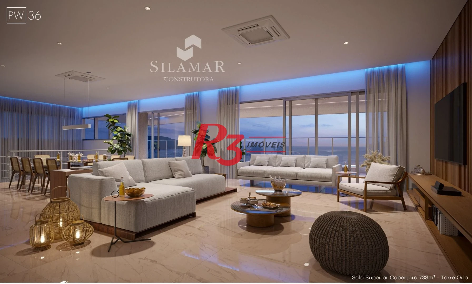 Apartamento à venda, 224 m² por R$ 3.810.000,00 - Gonzaga - Santos/SP