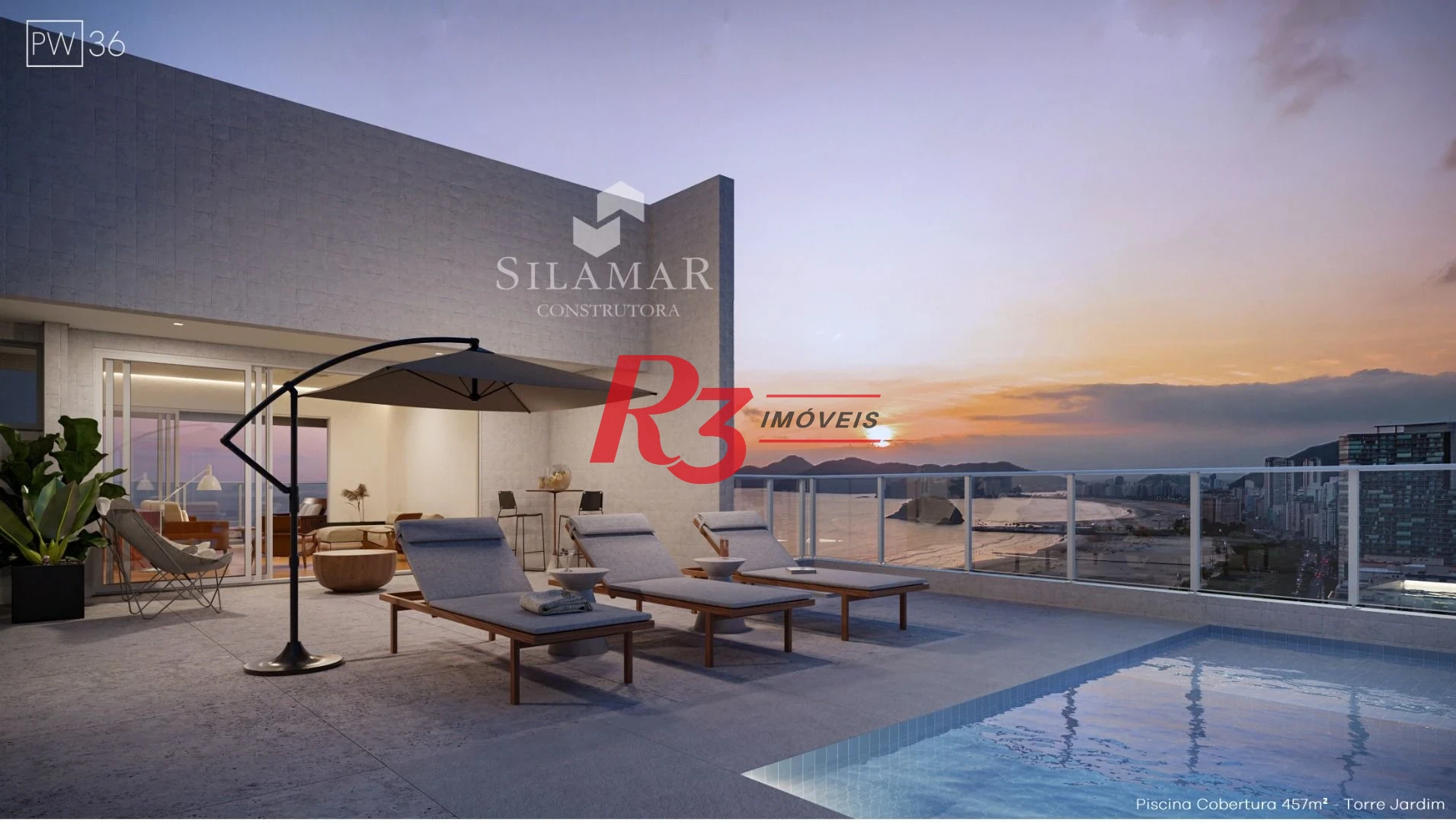 Apartamento à venda, 224 m² por R$ 3.810.000,00 - Gonzaga - Santos/SP