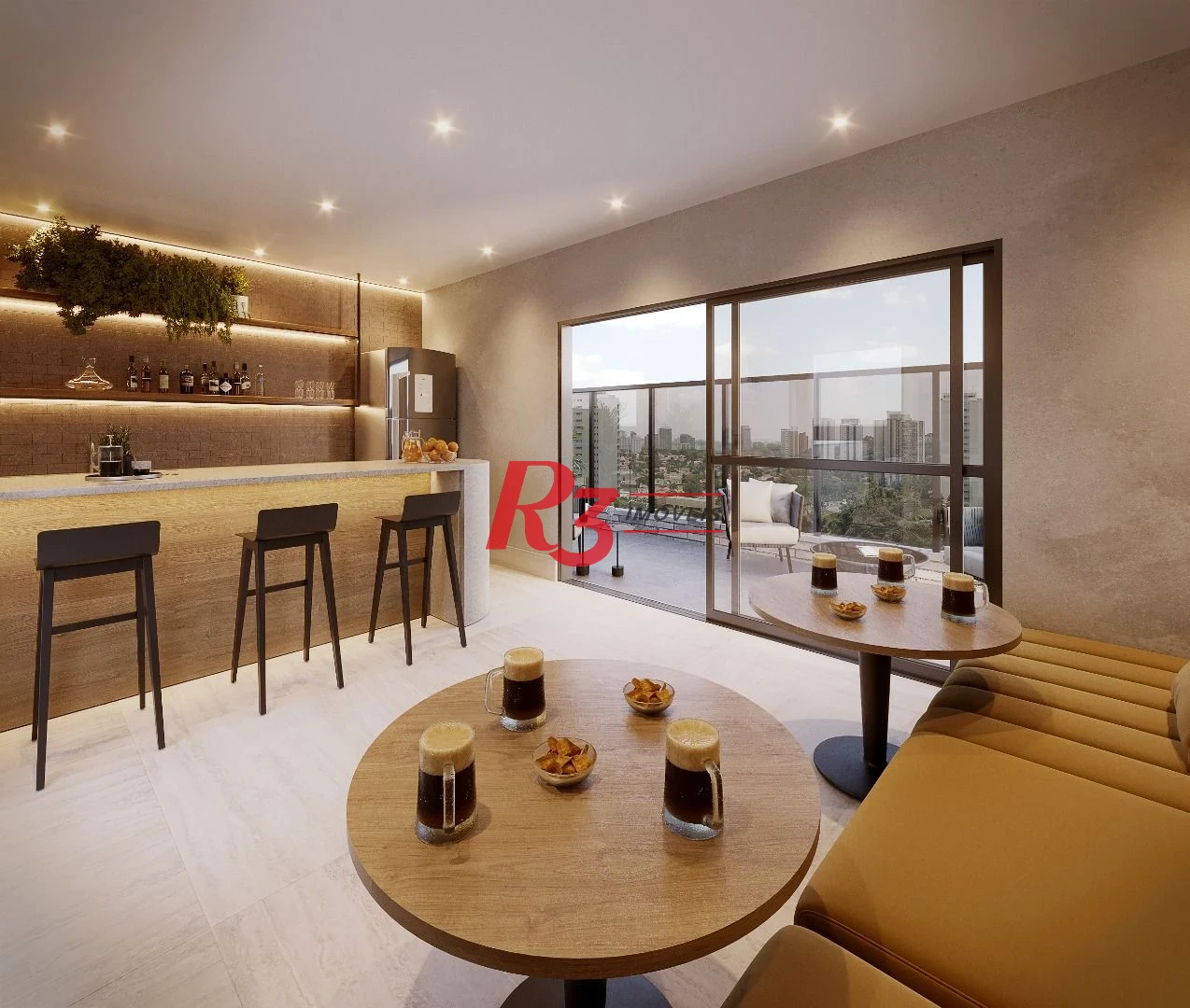 Apartamento com 4 dormitórios à venda, 154 m² por R$ 4.390.000,00 - Ponta da Praia - Santos/SP