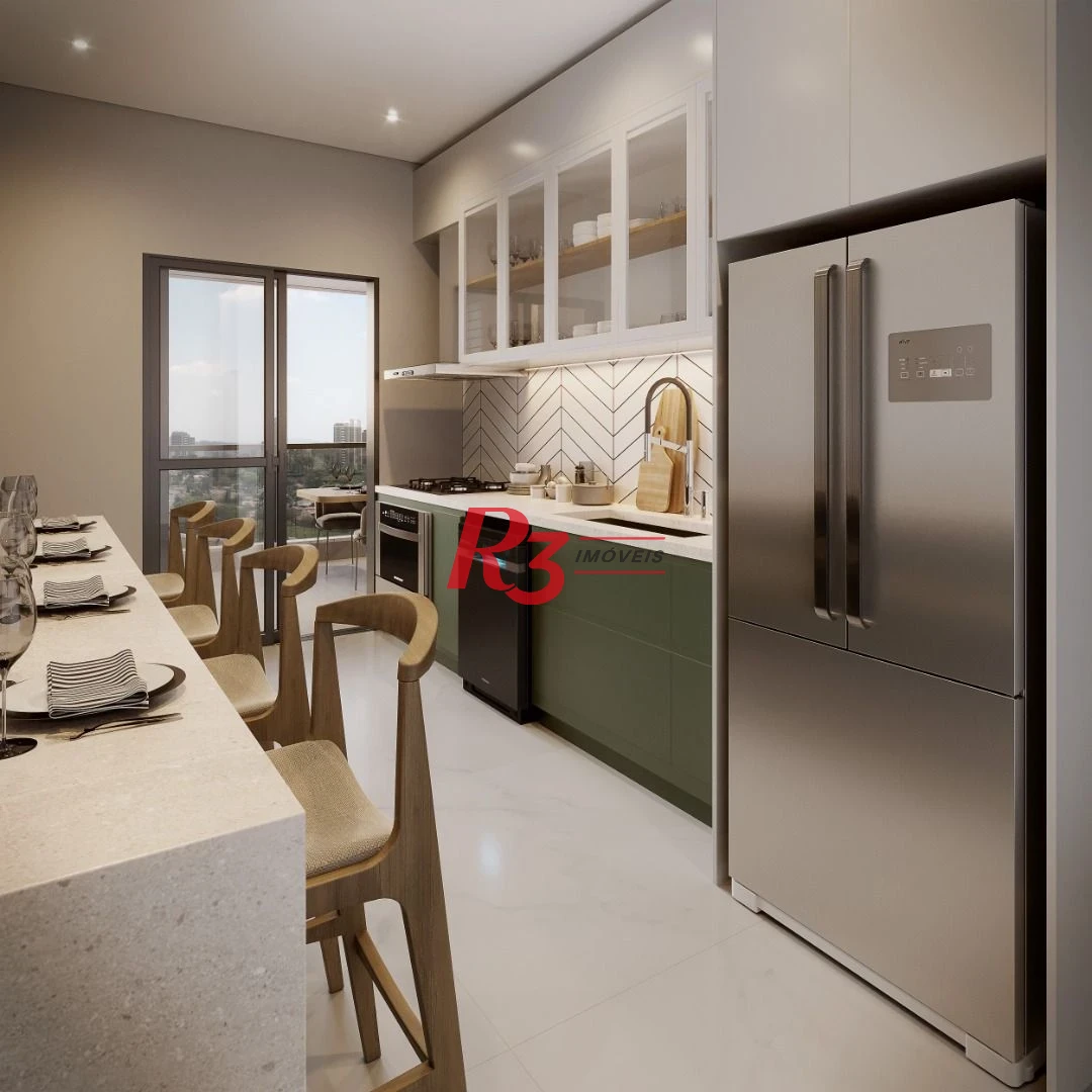 Apartamento com 4 dormitórios à venda, 154 m² por R$ 4.390.000,00 - Ponta da Praia - Santos/SP
