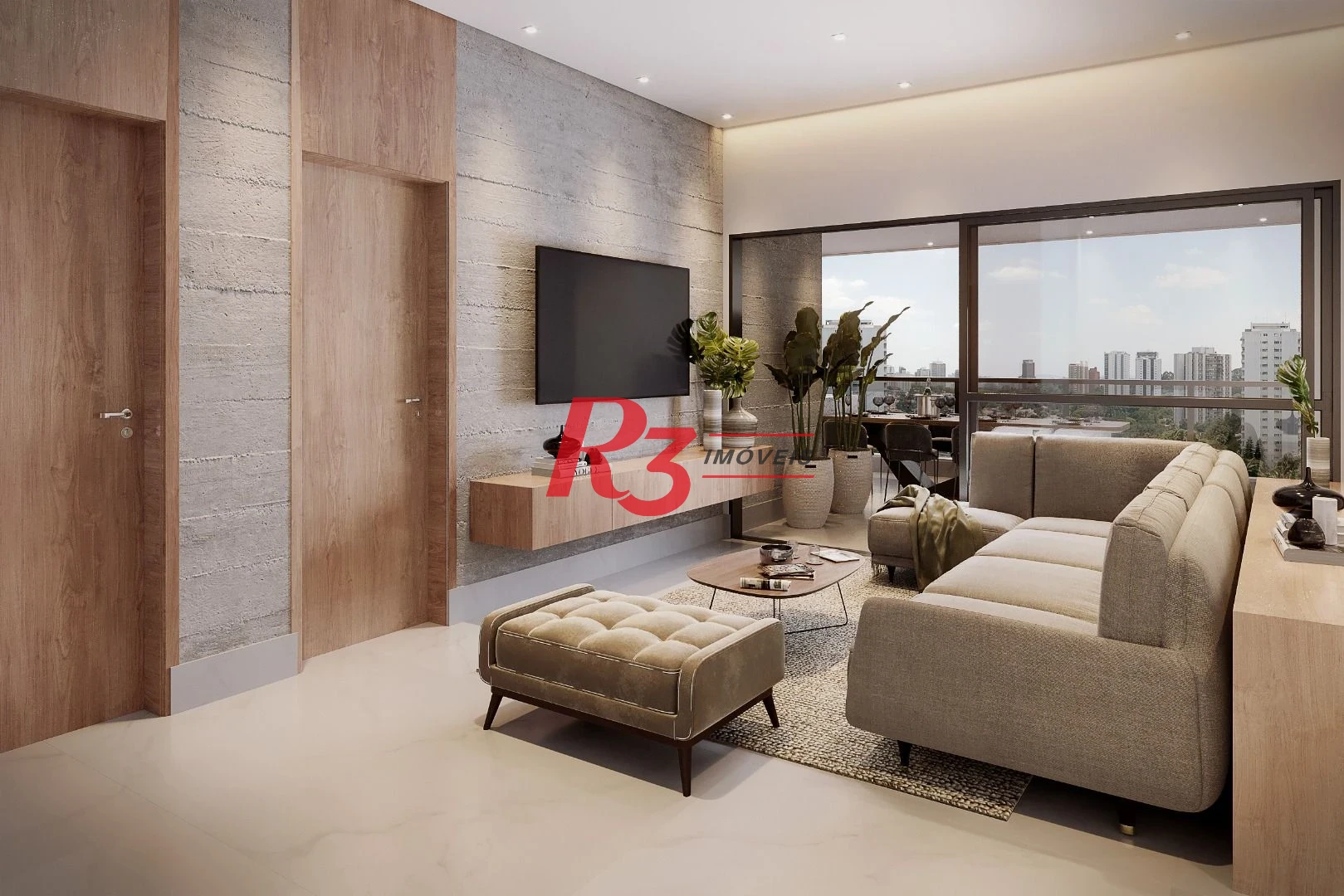 Apartamento com 4 dormitórios à venda, 154 m² por R$ 4.390.000,00 - Ponta da Praia - Santos/SP