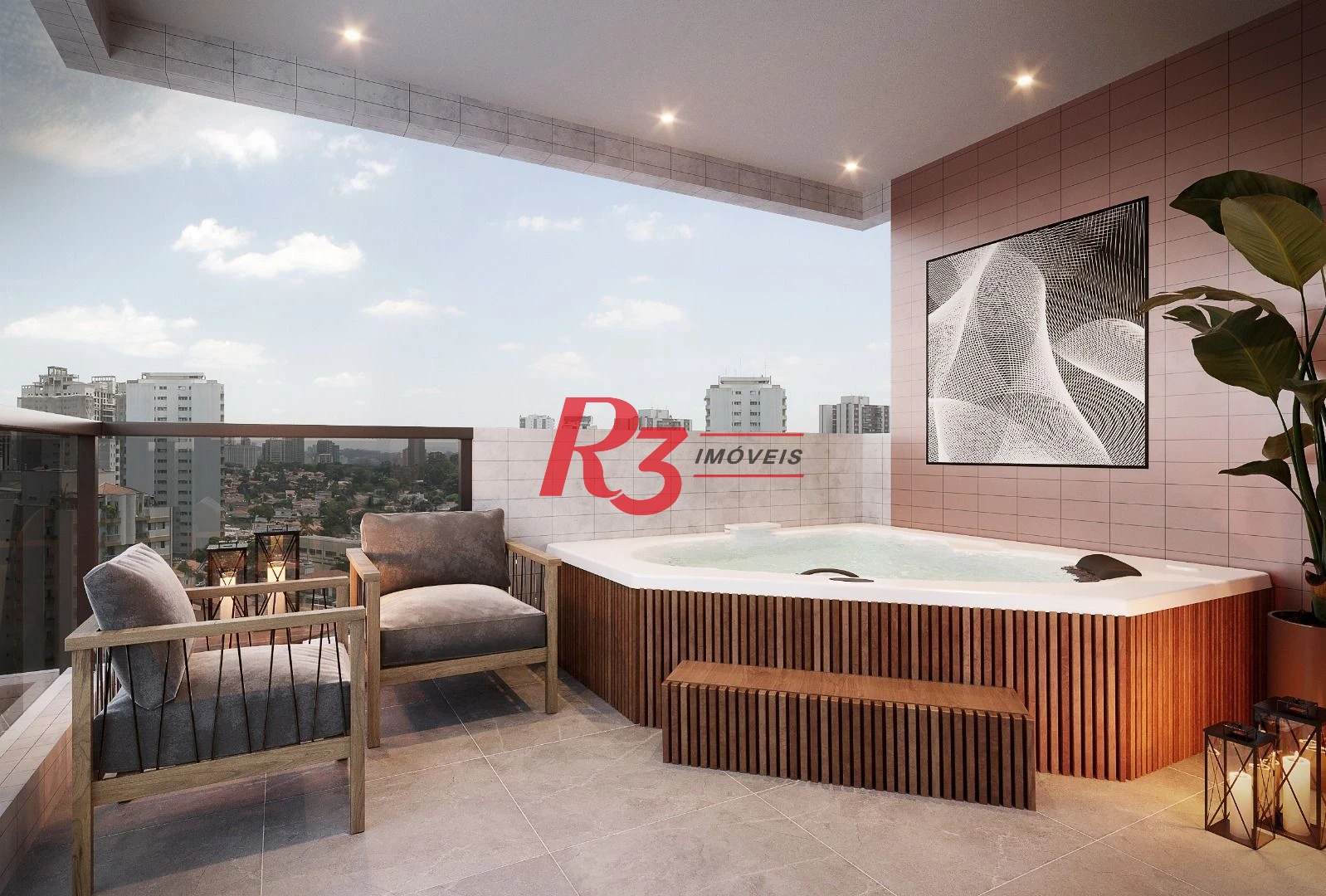 Apartamento com 4 dormitórios à venda, 154 m² por R$ 4.390.000,00 - Ponta da Praia - Santos/SP