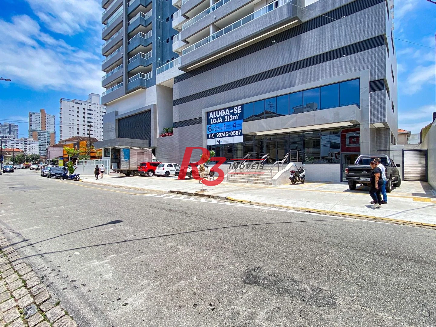 Apartamento para alugar, 81 m² por R$ 8.500,00/mês - Boqueirão - Santos/SP