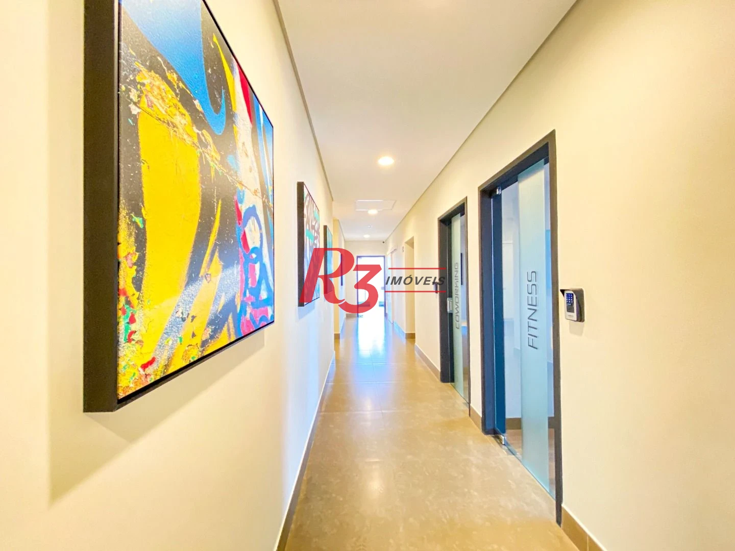 Apartamento com 1 suíte para alugar, 54 m² por R$ 6.100/mês - Boqueirão - Santos/SP