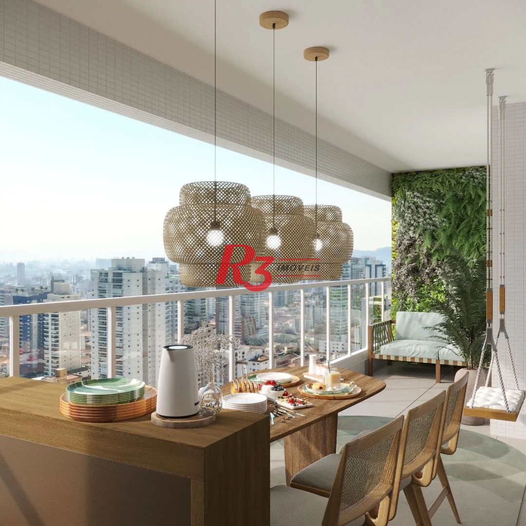 Apartamento à venda, 158 m² por R$ 4.188.000,00 - Embaré - Santos/SP