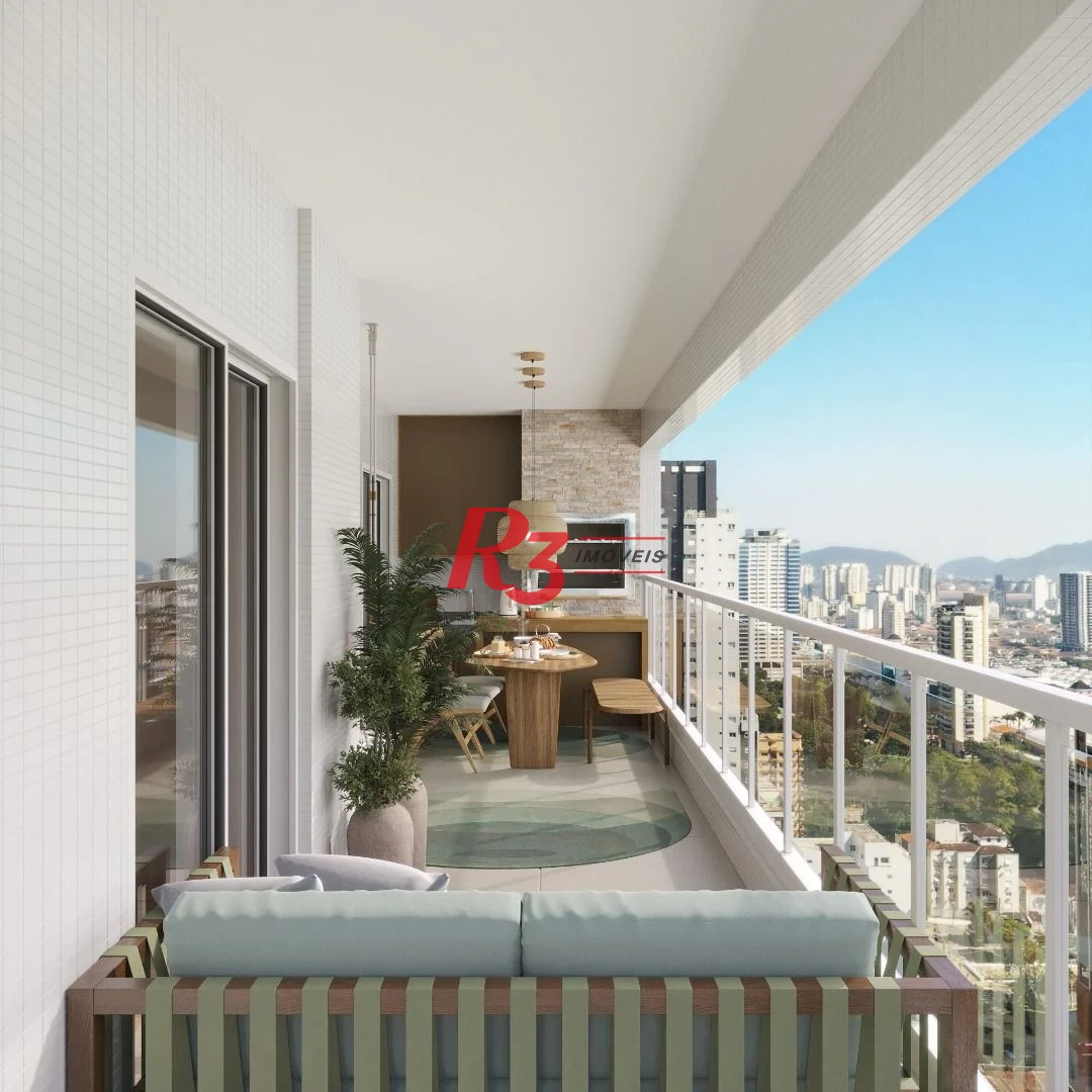 Apartamento à venda, 158 m² por R$ 4.188.000,00 - Embaré - Santos/SP