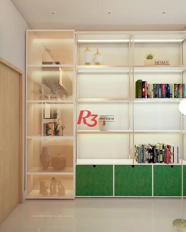 Apartamento à venda, 83 m² por R$ 1.600.000,00 - Embaré - Santos/SP