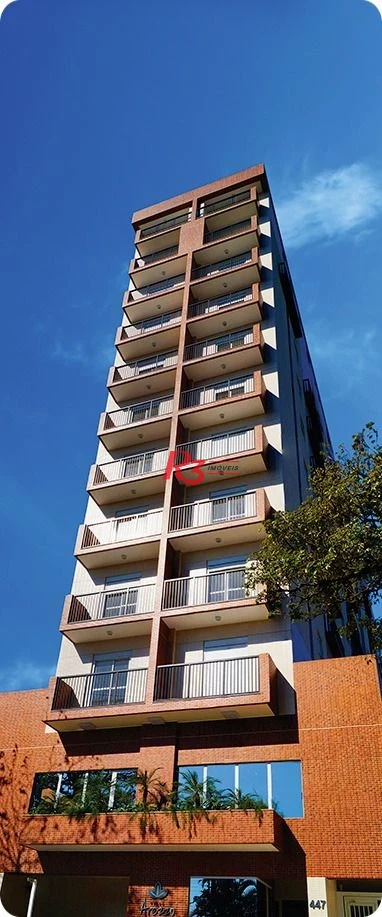 Apartamento com 2 dormitórios para alugar, 67 m² por R$ 4.200,00/mês - Encruzilhada - Santos/SP