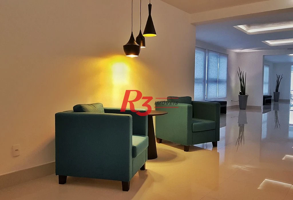 Apartamento com 2 dormitórios para alugar, 67 m² por R$ 4.200,00/mês - Encruzilhada - Santos/SP