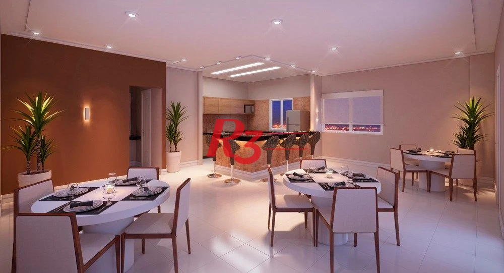 Apartamento com 2 dormitórios para alugar, 67 m² por R$ 4.200,00/mês - Encruzilhada - Santos/SP