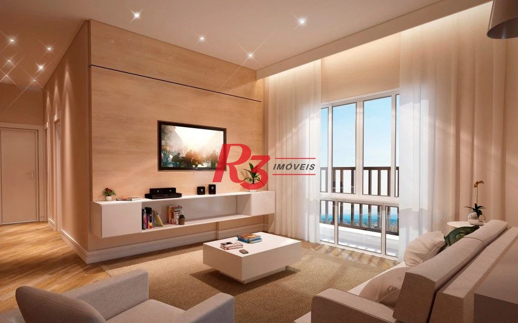 Apartamento com 2 dormitórios para alugar, 67 m² por R$ 4.200,00/mês - Encruzilhada - Santos/SP