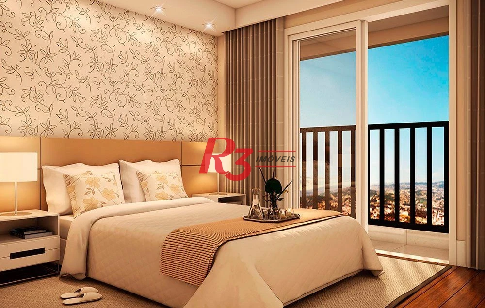 Apartamento com 2 dormitórios para alugar, 67 m² por R$ 4.200,00/mês - Encruzilhada - Santos/SP