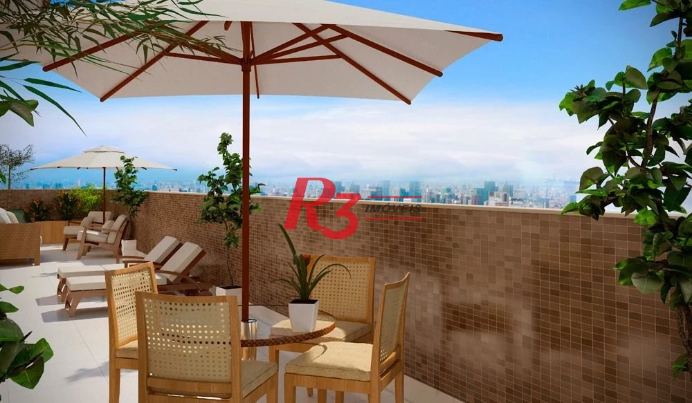 Apartamento com 2 dormitórios para alugar, 67 m² por R$ 4.200,00/mês - Encruzilhada - Santos/SP