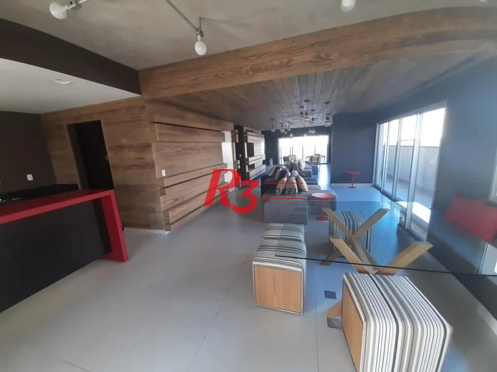 Cobertura com 2 suítes à venda, 148 m² por R$ 3.300.000 - Embaré - Santos/SP