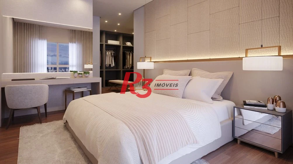 Apartamento com 3 dormitórios à venda, 227 m² por R$ 6.400.000,00 - Ponta da Praia - Santos/SP